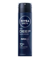 Deodorant spray pentru barbati Deep Darkwood Black Carbon, 200ml, Nivea