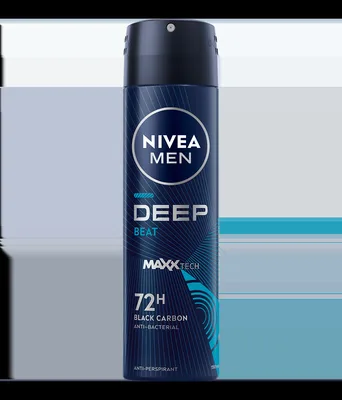 Deodorant spray pentru barbati Deep Beat Black Carbon, 150ml, Nivea