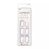 Unghii false imPress Frosting, 30 bucati, Kiss