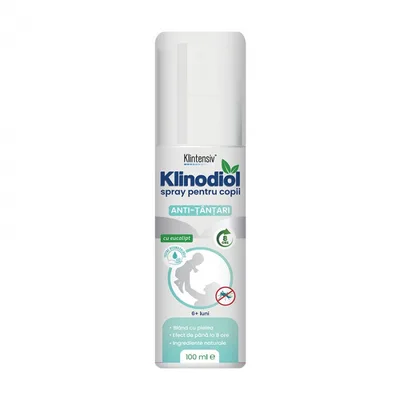 Spray anti-tantari pentru copii Klinodiol, 100ml, Klintensiv