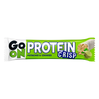 Baton proteic cu fistic si biscuiti Go On, 50g, Sante
