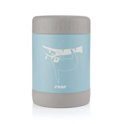 Cutie termica de mancare din otel inoxidabil Colour Design Albastru, 300ml, Reer