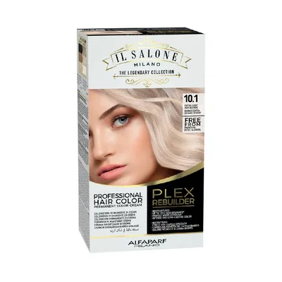 Vopsea permanenta Il Salone Plex Rebuilder Nr. 10.1 Extra Light Ash Blonde, 100ml, Alfaparf Milano Professional
