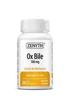 Ox Bile 100mg, 20 capsule gastrorezistente, Zenyth