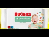 Servetele umede Baby all over clean, 56 bucati, Huggies