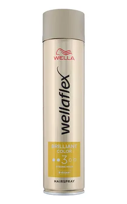 Fixativ cu grad de fixare 3 Brilliant Colours Extra Strong Wellaflex, 250ml, Wella