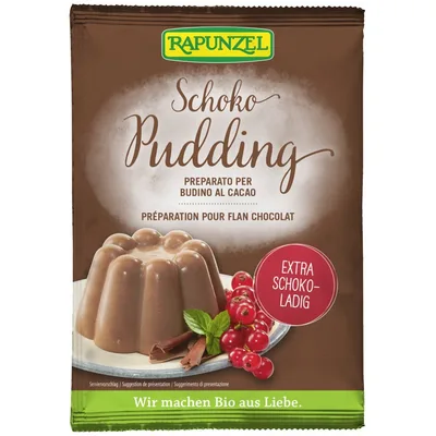 Pudra Bio pentru budinca cu cacao, 43g, Rapunzel