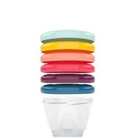 Set 6 recipiente pentru pastrarea hranei, 180ml, Babymoov