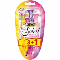 Pachet Aparat de ras Miss Soleil Colour Collection, 4 bucati, BIC