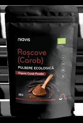 Roscove (Carob) Pulbere ecologica, 250g, Niavis