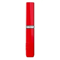 Ruj lichid cu stralucire de lac Infaillible Laque Resistance 410 Rouge Poppy, 4.3ml, L'Oreal Paris