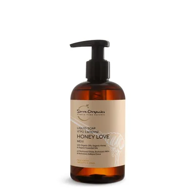 Sapun lichid cu miere Honey Love, 60ml, Sirra Organics