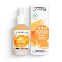 Ser Vitamina C cu extract de portocale si acid hyaluronic, 30ml, Evoluderm