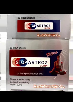 Stopartroz Ultra, 20 plicuri + 10 plicuri, Rompharm