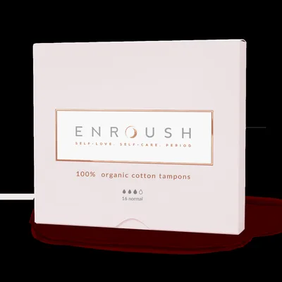 Tampoane 100% Organice Normal, 16 bucati, Enroush