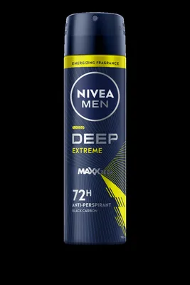 Deodorant spray pentru barbati Deep Extreme Black Carbon, 150ml, Nivea