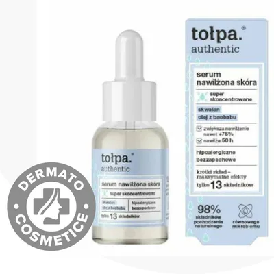 Ser facial hidratant Authentic, 30ml, Tolpa