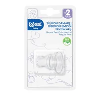 Tetina pentru biberon din silicon ortodontica nr.1, 1 bucata, Wee Baby