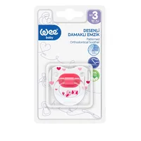 Suzeta din silicon ortodontica cu desen nr.2, 1 bucata, Wee Baby