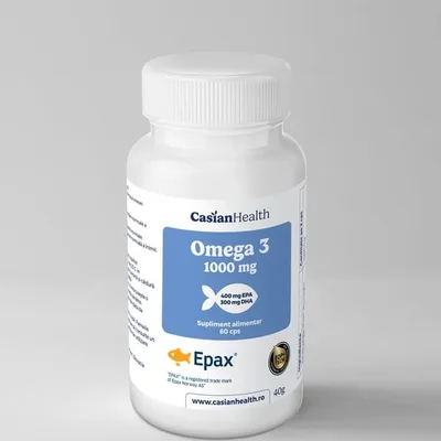 Omega 3 1000 mg, 60 capsule, Casian Health