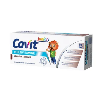 Cavit Junior cu ciocolata x 20tb.mast