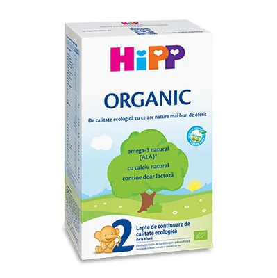 Hipp 2 Organic - Lapte de Continuare, 300 g