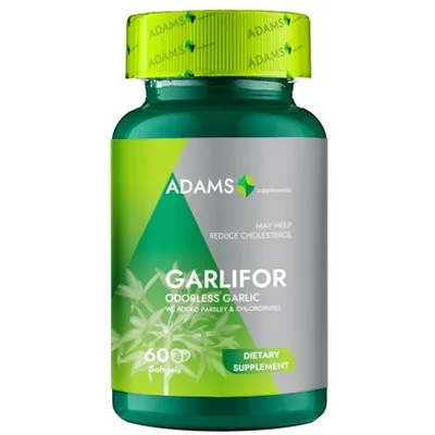 Adams Garlifor 500 mg, 60 capsule