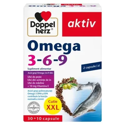 Doppelherz Omega 3-6-9, 40 Capsule, Xxl