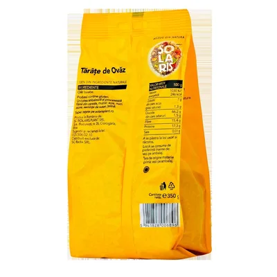 Tarate de ovaz, 350g, Solaris