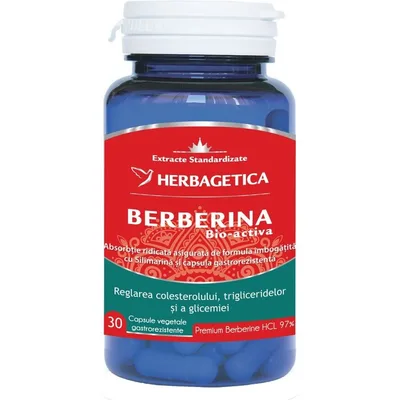 Berberina, 30 capsule, Herbagetica