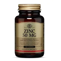Gluconat de zinc 50mg, 100 tablete, Solgar