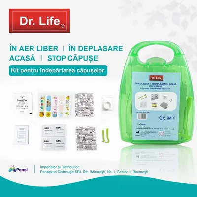 Kit pentru îndepărtarea căpușelor Dr. Life