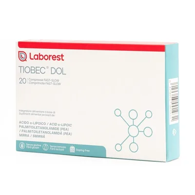 Tiobec Dol, 20 comprimate filmate, Uriach
