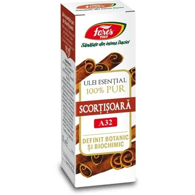Ulei esential de scortisoara A32, 10ml, Fares