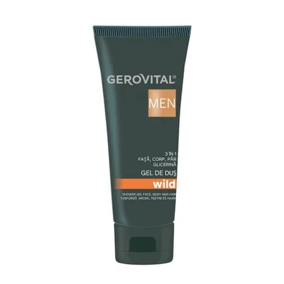 Gel de dus Wild 3 în 1 Men, 400ml, Gerovital