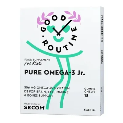 Good Routine Pure Omega-3 Junior, 18 jeleuri, Secom