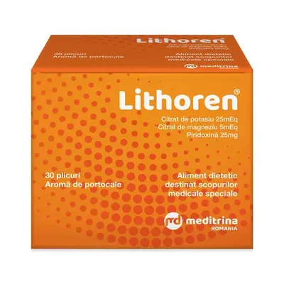 Lithoren pulbere solurtie orala, 30 plicuri