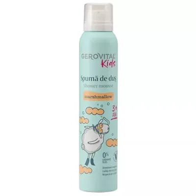 Spuma de dus Marshmallow, 200 ml, Gerovital Kids