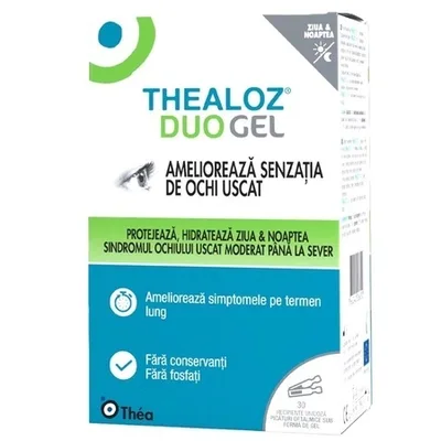 Thealoz Duo gel oftalmic, 30 monodoze, Thea