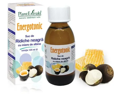 Energotonic suc ridiche neagra cu miere x 125ml (PLX)