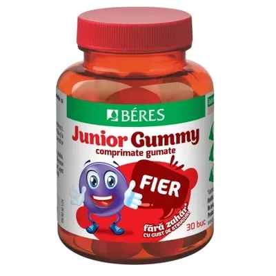 Beres Fier Junior Gummy , 30 Compr.Gumate