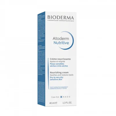 Crema Atoderm Nutritive, 40 ml, Bioderma