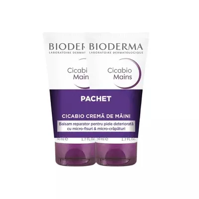 Crema de maini Cicabio, 50ml, Bioderma
