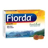 Fiorda cu aroma de propolis, 30 comprimate, PlantExtrakt