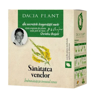 Ceai sanatatea venelor, 50g, Dacia Plant