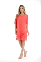 Rochie broderie CV25031 corai, Cesy | marimea XL