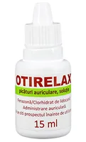 Otirelax picaturi auriculare, solutie, 45,5 mg/ml + 11,4 mg/ml, Rompharm | 15 ml