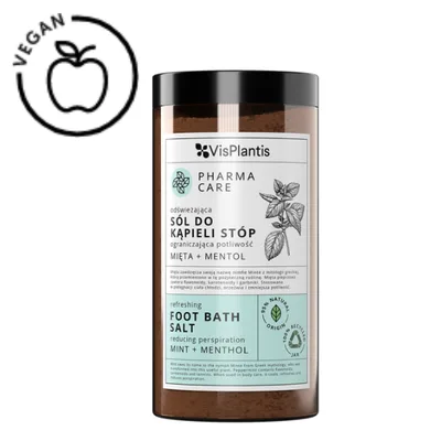 Sare de baie pentru picioare Pharma Care pentru reducerea transpiratie, Green Pharmacy | 560 g