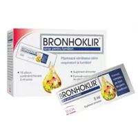 Bronhoklir sirop pentru fumatori, 15 plicuri, Stada