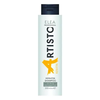Sampon cu keratina pentru par uscat si deteriorat, Elea Artisto | 300 ml